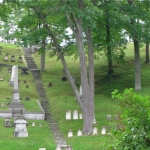 Mt Hope Cemetery stone steps